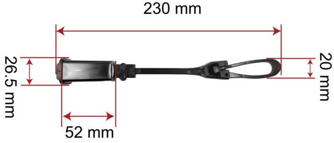 ZCPAC-01 FTTH Nylon Flat Cable Drop Clamp. 0