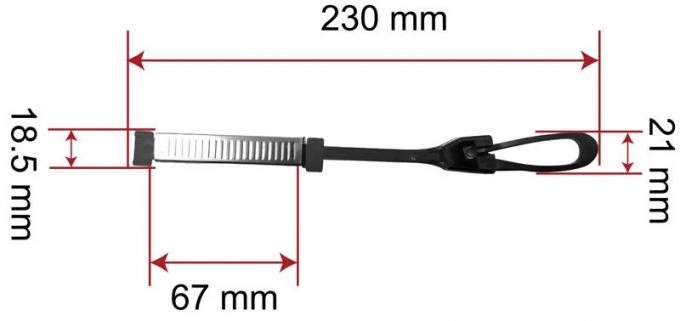 ZCSPC-01 FTTH Combinação Flat Cable Drop Clamp 0