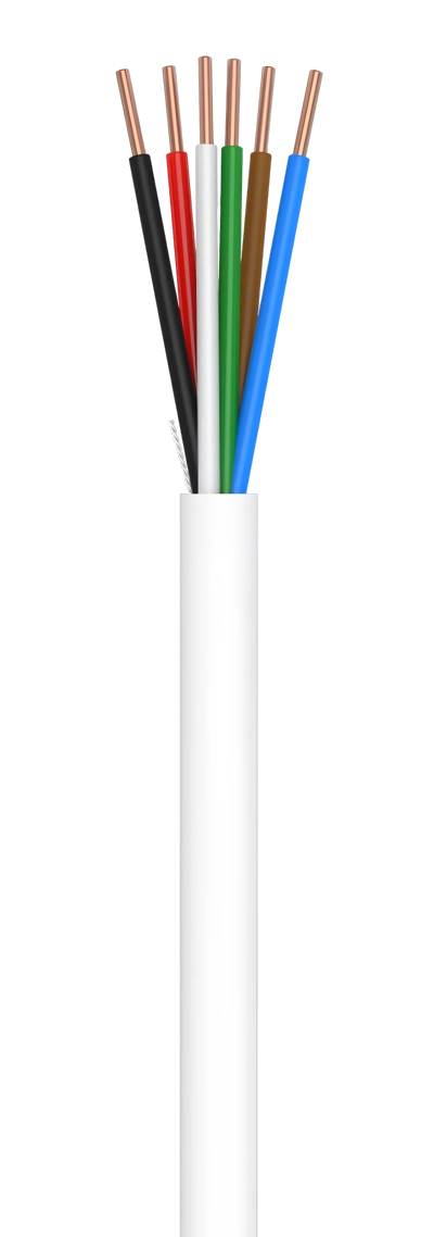 18AWG 6C SOL Unshielded Plenum