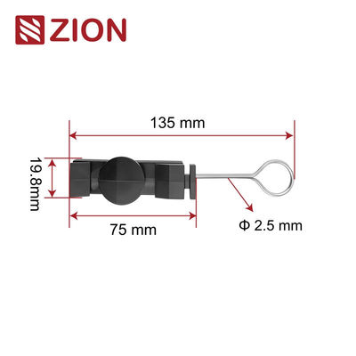 FTTH Combination Flat Cable Drop Clamp ZCSPC-11 - Advanced Clamping Device for FTTH Networks