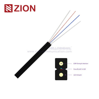 Kevlar Yarn Strength Member GYFJU G.657B3 Fiber Optic Cable With TPU Jacket