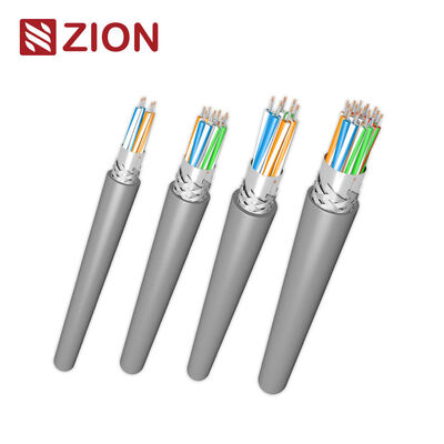 28AWG Foil+Braid Shield 120Ω Industrial Communication Cable for RS485/RS232 Data Transmission