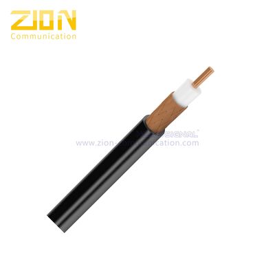 95% CCA Braiding RG59 Coaxial Cable with Bare Copper Conductor and CMR Rated PVC Jacket for CCTV