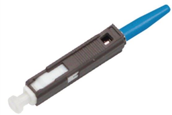Fiber Fast Connector with MU MTRJ E2000 MPO Interfaces and Pre-polished Ferrule for Field Assembly