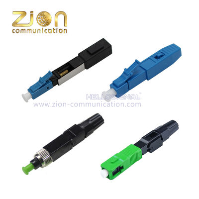 Fiber Fast Connector with LC/SC/FC Options and Pre-polished Ferrule for FAST Field Assembly