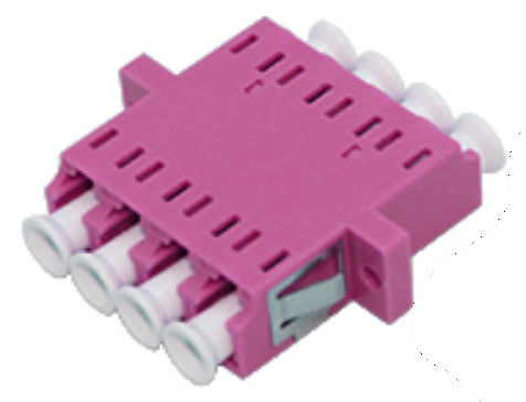 Fiber Optic Adapter LC Adapter with Welding Symmetry Plastic/Hybrid Construction for LC SX/DX/QUAD Applications