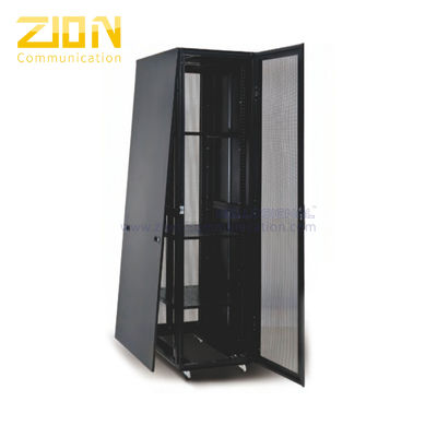 1000kg Loading Capacity Server Rack Cabinet with SPCC Cold Rolled Steel and High-Density Vented Doors for Data Centers