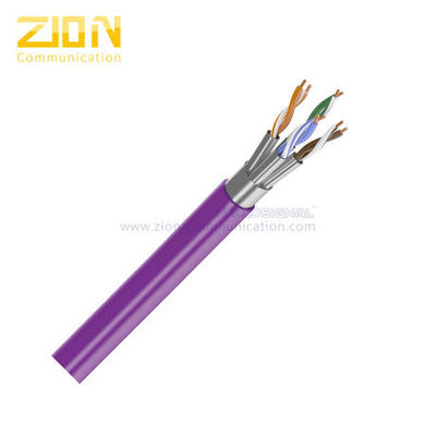 F/FTP Cat6a Ethernet Cable with 500Mhz 10Gbps Speed and LSZH Jacket for High-Performance Networking