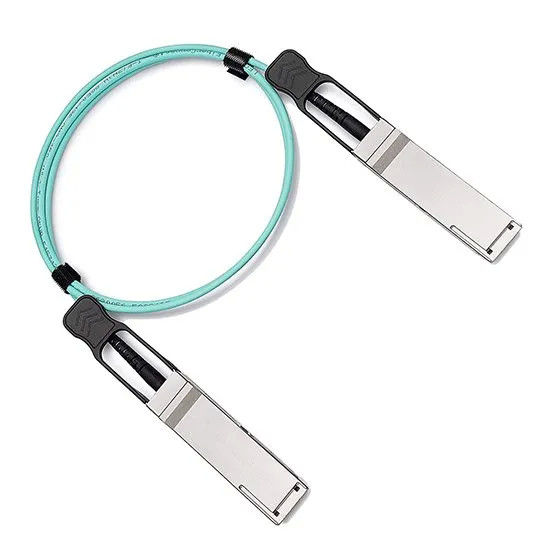 40Gbps QSFP+ Active Optical Cable with 850nm Wavelength and 70m OM3 MMF Reach