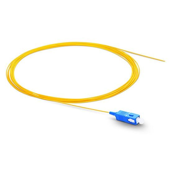 SC UPC Simplex G.652.D Single Mode PVC 0.9mm-2m(6ft) FOPT 21F1111-2（7242211）SM(OS2)G.652.D/G.657.A1/G.657.A2