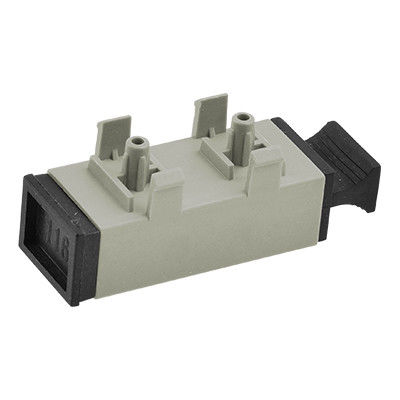 SC MM With Legs Fiber Optic Adapter/Coupler with ≤ 0.2dB Alternating Loss Ceramic or Metal Sleeve and Wide Operating Temperature (-40 to +85℃)
