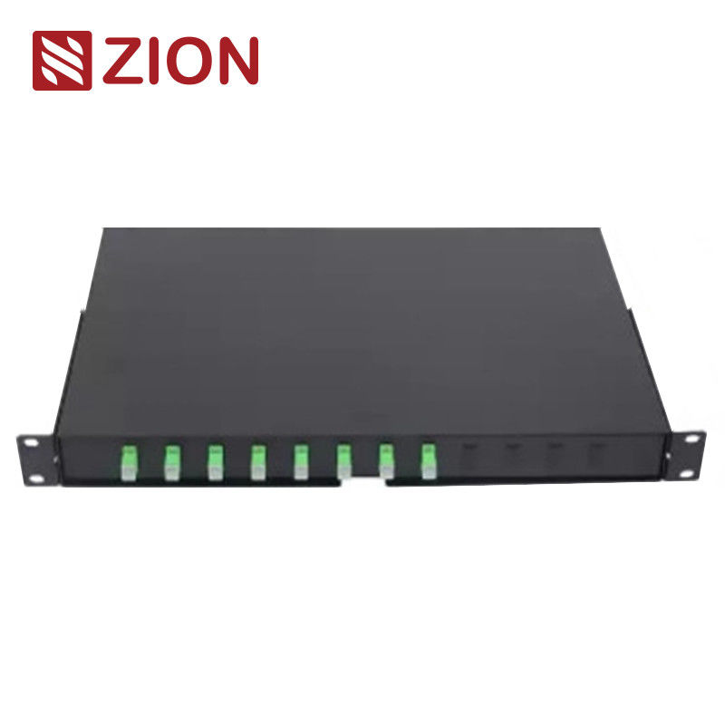 1U 19" Full Loaded Rack Mount Fiber Patch Panel in Cold Rolled Steel for High-Density Fiber Management