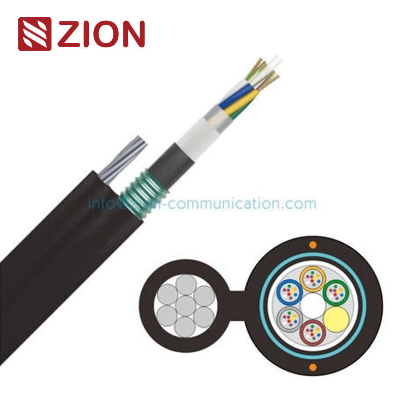 GYFC8Y53 FRP CSM Double Sheath Fiber Optic Figure 8 Aerial Installation