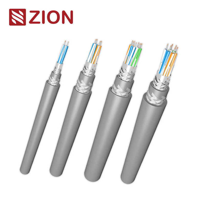 RS485 Armored Cable with Steel Wire Braid Armour Double Shielding and LSZH Jacket for Industrial Communication