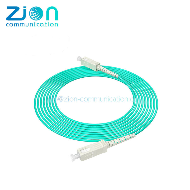 LSZH Jacket OM4 50/125 SC to SC Simplex Fiber Optic Patch Cord 1M 2M 3M Optical Fiber Jumper