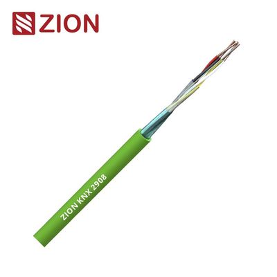 KNX 2PR 0,8 mm Cabo de cobre nu PE folha de isolamento blindado LSZH bainha