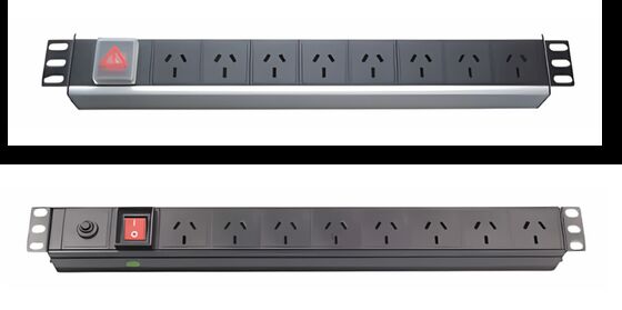 PDU de Rack Padrão ZION com Fator de Forma 1U, Carcaça de Alumínio e Capacidade de Carga de 60kg para Data Centers