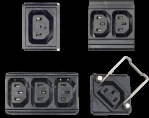 Módulos de Tomada PDU com IEC C13/C19/C20, Tipos de Tomada Globais e Tomadas Industriais IEC 60309 para Personalização de PDUs de Rack